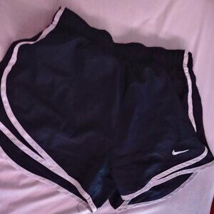 women's black Nike dri fit shorts
